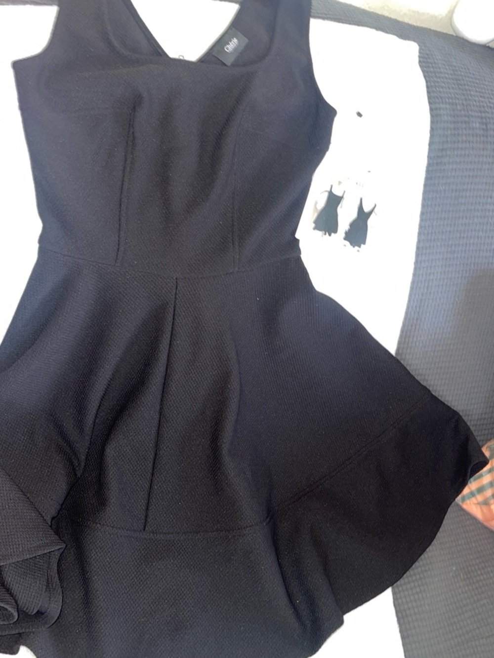 Classic Black Fit-and-Flare Dress - Brand: Unknown
